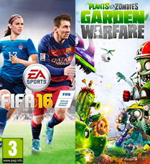 FIFA 16 + Plants vs Zombies Garden Warfare - Ps5