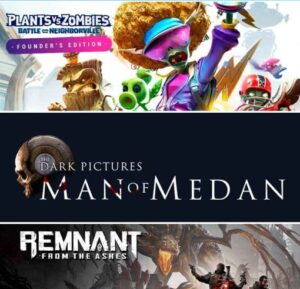 PVZ: BFN Founder’s Edition + The Dark Pictures Anthology: Man Of Medan + Remnant: From the Ashes - PS4