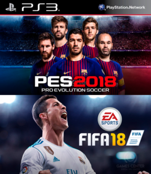 Pro Evolution Soccer 2018 PES 18 + FIFA 18 – PS3